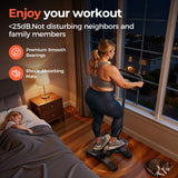 SPORTSROYALS Twist Stepper/Mini Stepper,Steppers for Exercise at Home,Stair Stepper with Resistance Bands for Full Body Workout, 660lbs Weight Capacity