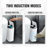 Cesun Automatic Motion Sensor Bathroom Trash Can with Lid, 2.6 Gallon Touchless Trash Bin