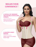 SHAPSHE Waist Trainer for Women, Tummy Control Sports Girdle, Workout Body Shaper with Adjustable Shoulder Strap