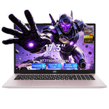 NIMO 17.3" FHD IPS Gaming Laptop, AMD Ryzen 7 Computer (Up to 4.75 GHz, Beat i7-12650H) with 64GB DDR5 RAM 2TB SSD Radeon 680M GPU 2-Yr Warranty 180° View Multifuntional for Business Creator Student