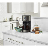 Cuisinart Stainless Steel 12-Cup Coffee Machine, Black Stainless Steel DCC-1220BKS