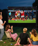 STWUI Projector Screen with Stand - 150 Inch Portable Projector Screens Outdoor Indoor Projector Screen 16:9 4K HD Outdoor Movie Screen with Carry Bag,Enioy Home Theater Projection Screen