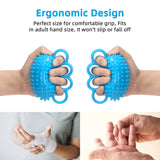 Hand Exercise Ball Finger Therapy Ball - Grip Strengthening, Improve Flexibility, Squeeze Stress Relief Balls, Resistance Strength Trainer for Hand Fanwer
