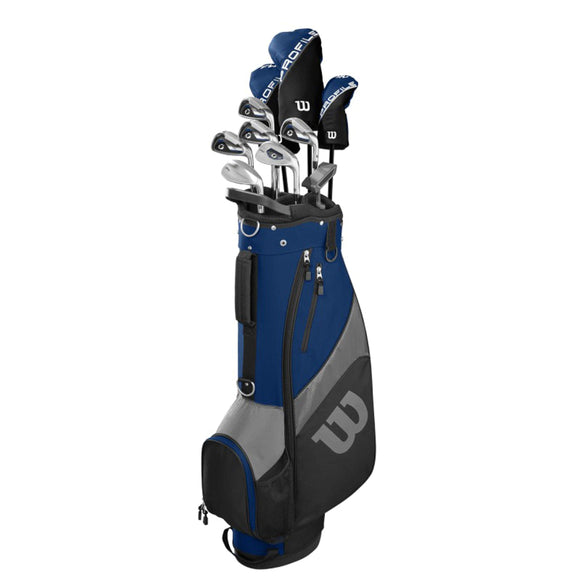 WILSON Golf Profile SGI Men's Complete Golf Set — Senior, Right Hand,Blue/Grey WILSON