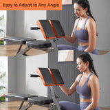 FITKS360 Roman Chair Hyperextension Bench-Adjustable Weight Bench 800LBS– Multi-Functional Full Body Workout Equipment: Hamstrings & Lower Back – Foldable Multi-Purpose Workout Equipment for Home Gym