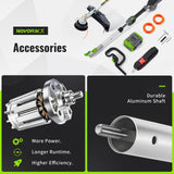 NovorikX 60V Cordless String Trimmer 17" Trimmer Weed Wacker, 2-Speed Brushless Weed Eater, Attachment Capable, 5.0Ah Battery and Charger Included