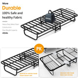 WATHPUR Folding Bed with Mattress, Portable Foldable Bed for Adults, Roll Away Guest on Wheels, Memory Foam Mattress and Metal Frame, Space Saving Fold Up for Easy Storage
