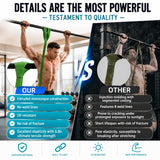 ONYXARAEL Resistance Bands Set, Anti-Snap Workout Bands with Handles, Stackable Resistance Bands for Men & Women, Home Gym Equipment with Door Anchor for Strength Training & Full Body Workout