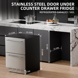 Antarctic Star Outdoor Beverage Refrigerator 24 Inch Wide