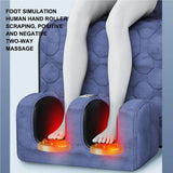Full Body Heated Massage Mat with 20 Shiatsu Kneading Heads - Relaxing Mattress Pad for Neck, Back, Lumbar & Calf Muscle Relief - Ideal for Stress Relief & Comfort (Brown)
