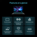 Gaming Laptop, 16” WUXGA 144Hz Display