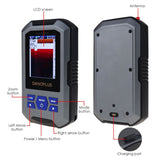 Portable Fish Finder Large HD Display Wireless Fish Finder, Fish Finders & Depth Finders for Boats with 147 feet Depth Detection Sensor, Rechargeable Castable Fish Finder Display Fish, Temp, Depth