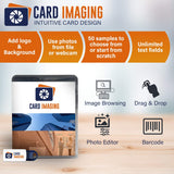 Fargo DTC4250e Dual-Side ID Card Printer & Supplies Package with Card Imaging Software 52100