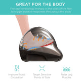 Best Choice Products Shiatsu Foot Massager for Pain Relief, Plantar Fasciitis, Neuropathy, Blood Circulation, Remote Control w/Compact Design - Gray
