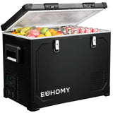 EUHOMY 12 Volt Refrigerator, 48QT Electric Cooler Powered by SECOP, Car Refrigerator -4℉~68℉, 12V