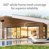 NETGEAR Orbi 770 Series Tri-Band WiFi 7 Mesh Network System (RBE772) - Router + 1 Satellite Extender, Security Features, Up to 11Gbps, Covers up to 5,500 sq.ft., 100 Devices, 2.5 Gig Internet Port