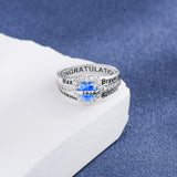 Oseew Class Ring 2027 Customized High School College Graduation Gift