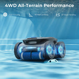 OKAYBOT P2 Robotic Pool Cleaner Vacuum with Remote Control and App