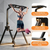 ZENOVA Pull Up Bar Dip Bar Free Standing Power Tower Exercise Equipment for Men Women 400 LBS Weight Capacity