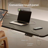 Desktronic HomePro Standing Desk 60x30 — Made in Europe, Ergonomic Sit Stand Home Office Desk