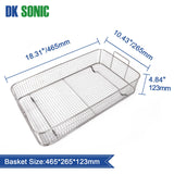 Ultrasonic Cleaner with Digital Timer and Basket for Coins DK SONIC