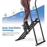Stair Stepper with Resistance, Home Gym Stair Stepper, Folding Vertical Climber Cardio Exercise Machine, Stair Climber for Full Body Workout with Noise-Free Experience, Adjustable Handlebar & Pedals