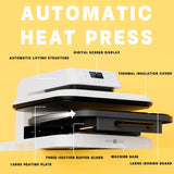 Auto Heat Press Machine for T Shirts - 15x15 Smart T Shirt Press Machine with Auto Release