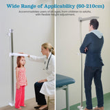 Wall Wall Mounted Height Measuring Rod – Portable Stadiometer 10–225 cm / 3.9–88.6 in – Height Measurement Tool for Kids & Adults – Ideal for Home, Office, Nurse Station
