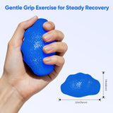 FitBeast Grip Strength Trainer Kit, Digital Grip Strength Tester with Dual-Resistance Ring & Soft Stress Ball for Recovery, Therapy & Hand Strength Improvement (Hand Rehab 3-in-1 Kit)