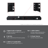 Samsung Q-Series Soundbar (HW-Q990H, 2026 Model), 11.1.4ch, Subwoofer + Rear Speaker
