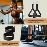 WHATAFIT Resistance Bands, Exercise Bands，Resistance Bands for Working Out, Work Out Bands with Handles for Men and Women Fitness, Strength Training Home Gym Equipment Gradient Coffee