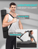 Extra Long & Wide Thick Yoga Mat for Tall Men & Women, 84'' x 32'' x 7mm Oversized Yoga Mat Double-Sided Non Slip, Pro TPE Yoga Mats with Strap MRZZATA