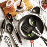 Silicone Kitchen Utensil Sets Heat Resistant Kitchen Utensils Set, Stainless Silicone Utensils Set for Nonstick Cookware, BPA Free, Dishwasher Safe LeMuna