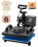 Heat Press, 12x10in Heat Press Machine, Clamshell Sublimation Transfer Printer Fast Heat-up