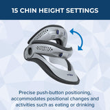 Eclipse Cervical Collar – Adjustable Semi‑Rigid Neck Brace with Soft Padding, Medical‑Grade Support for Herniated Disc, Whiplash, Spinal Stenosis & Post‑Surgical Recovery – Lightweight, FDA‑Registered, One Size Fits Most