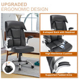 linting 350lbs Ergonomic Executive Office Chairs with Flip up Arms Padded Headrest