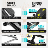 ZIWWVY- Mini Twist Stepper with Resistance Bands and Mat, Stepper Machine with 330LBS Weight Capacity, Stepper for Men and Women Full Body Workout, Adjustable Step Height, Smooth and Quiet