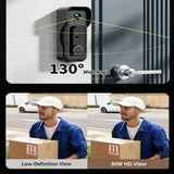 Wireless Smart Video Doorbell with Display Screen,Video Doorbell Camera