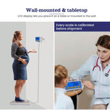 ScaleBelly Medical Grade Scale - Scale for Body Weight with Digital Display - 660 lb Home, Gym, Office Professional Physician Scale, High Capacity Wrestling Scale for Body Weight