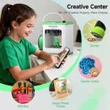 3D Printers with WiFi Cloud Printing, Huge Library, Fully Assembled, Mini 3D Printer for Beginners and Kids with Auto Leveling