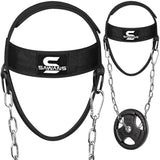 SAWANS Neck Trainer Harness for Weight Sports - Neck Stretcher & Head Trainer - Adjustable, Black SAWANS