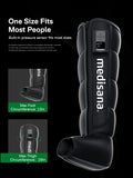 Medisana Leg Compression Massager for Circulation & Pain Relief, Cordless Air Compression Boots with Customizable Modes, Intensities, Timer, Professional Leg Massager for Athletes Christmas Gifts