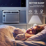 6000 BTU Window Air Conditioner, ac window unit with Washable Filter, Remote Included mollie