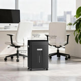 Locksworth Heavy Duty Paper Shredder, 24-Sheet Cross-Cut Shredder, P-4 Security with 8.9 Gal Pull-Out Bin