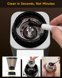 IAGREEA Conical Burr Coffee Grinder, 48 Grind Settings, 450RPM Low-Speed Anti-Static, Precision Timer, Portafilter Holder for Espresso, Drip, French Press, Cold Brew, Stainless Steel