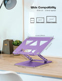 Aoviho Adjustable Laptop Stand for Desk,Portable Laptop Stand Holder and Riser