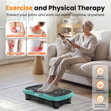 AXV Vibration Plate Fitness Platform Exercise Machine Vibrating Shaking Full Body Shaker Workout Vibrate Stand Shake Board Sport for Weight Loss Fat Burner for Gym Home Office