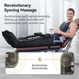 FIT KING Cordless Air Compression Recovery System with 3 Modes and 11 intensities, Sequential Leg Massager for Athletes and Sports Enthusiasts (Medium)
