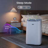 DuraComfort 14,000 BTU Portable Air Conditioner for Rooms up to 700 Sq.Ft, 3-in-1 Portable AC Unit with Cooling, Fan & Dehumidifier, Remote Control and Window Installation Kit