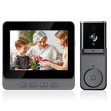 KEPEAK Doorbell Camera Wireless, Video Door Bell Battery with Monitor